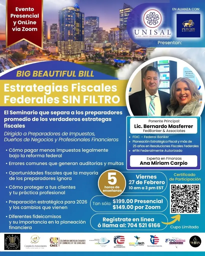 Seminario "Estrategias Fiscales Federales Sin Filtros"